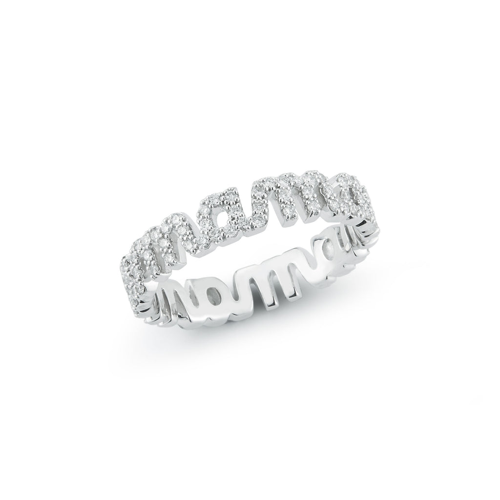 Tali Gillette Diamond Pave Mama Ring
